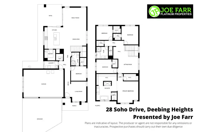 Floorplan of Homely house listing, 28 Soho Drive, Deebing Heights QLD 4306