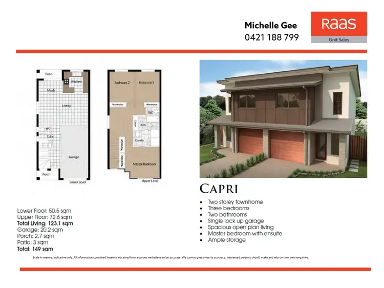 Floorplan of Homely townhouse listing, 25/28 Fortune Street, Coomera QLD 4209