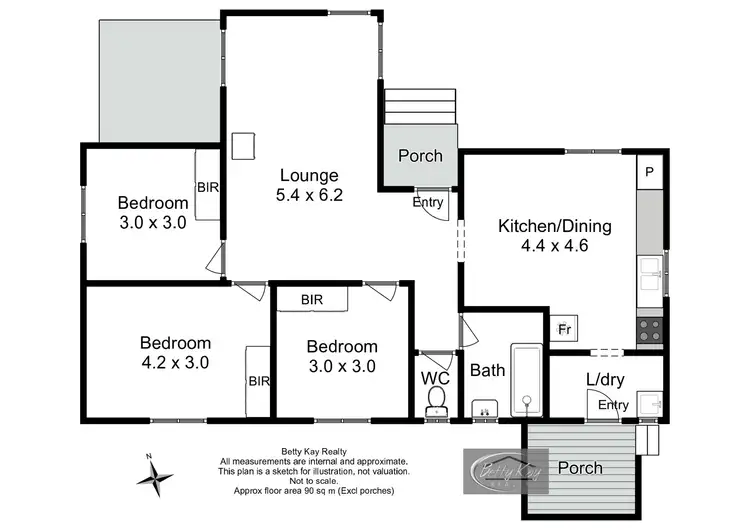 Floorplan of Homely house listing, 26 Lette Street, Smithton TAS 7330