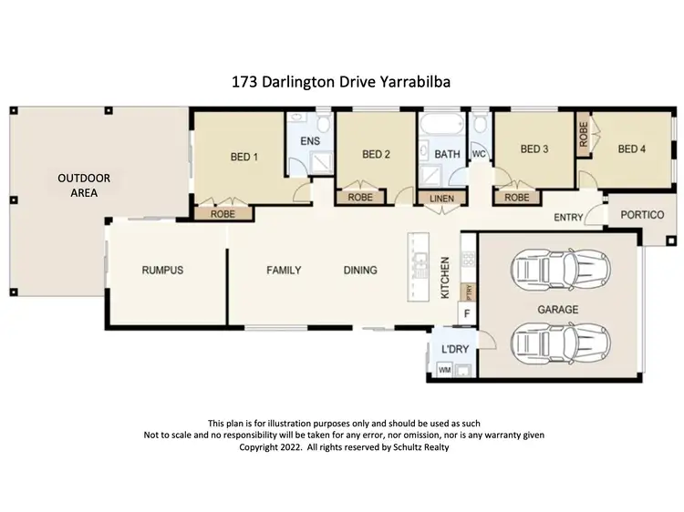Floorplan of Homely house listing, 173 Darlington Drive, Yarrabilba QLD 4207