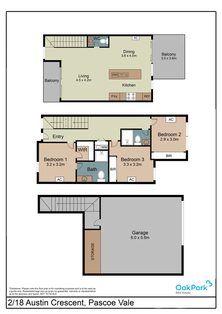 Floorplan of Homely townhouse listing, 2/18 Austin Cres, Pascoe Vale VIC 3044