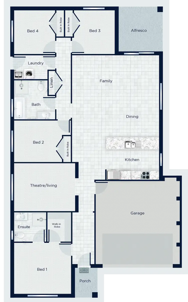 Floorplan of Homely house listing, Address available on request