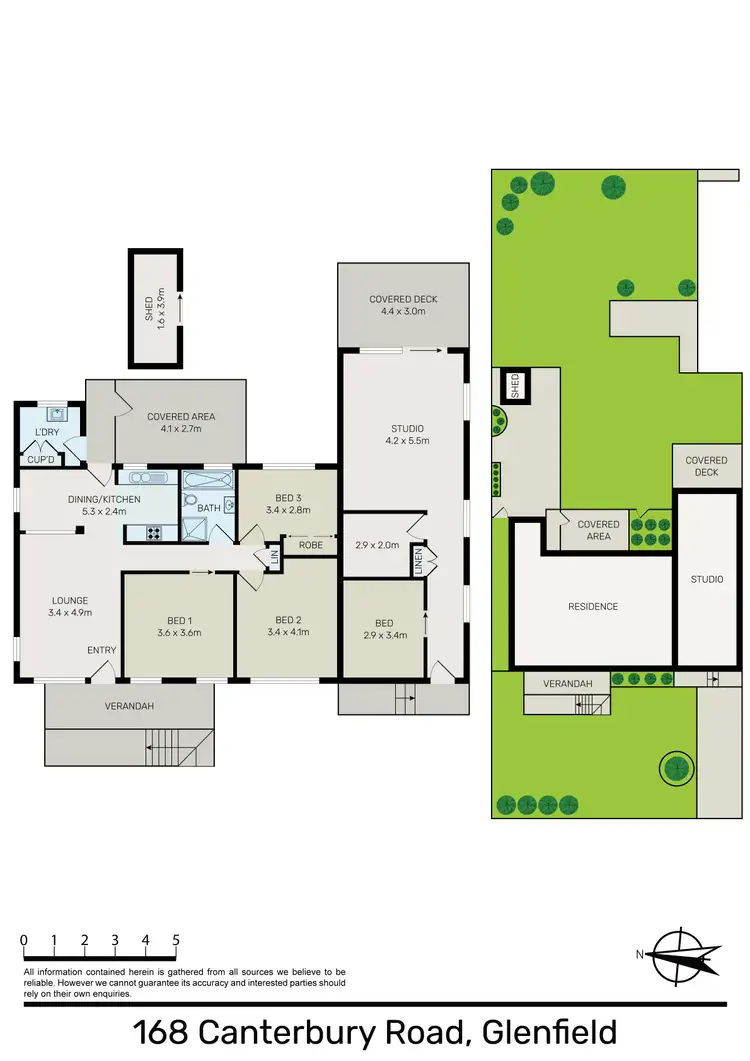 Floorplan of Homely house listing, 168 Canterbury Road, Glenfield NSW 2167