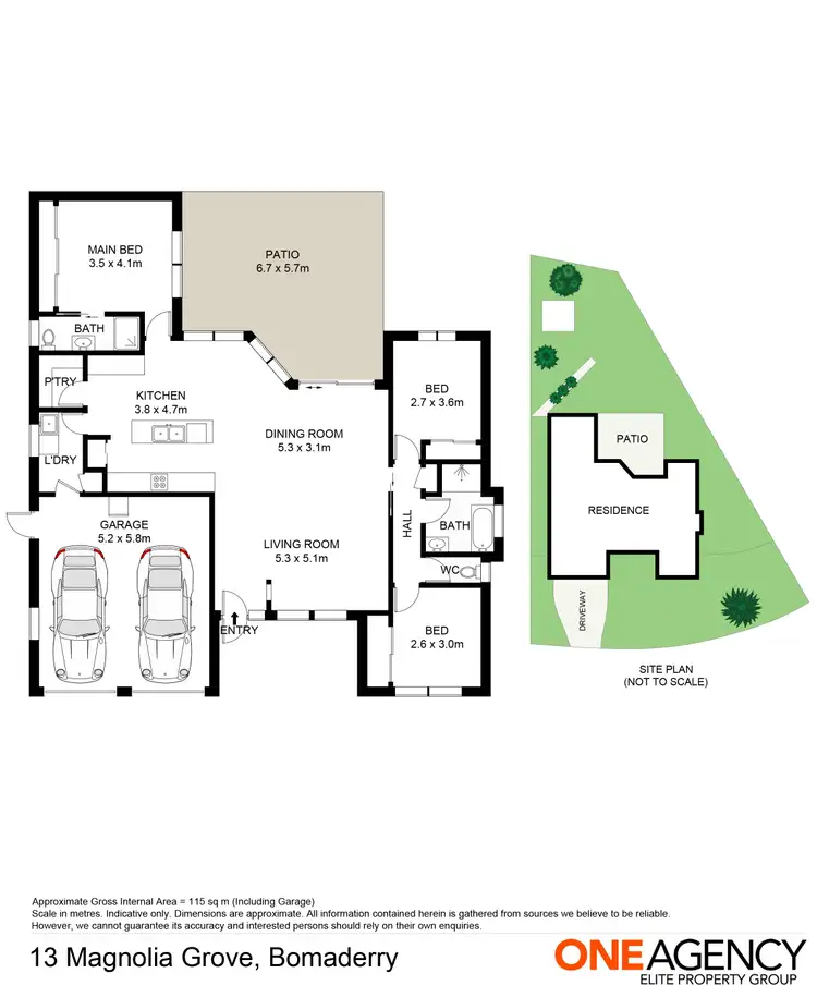 Floorplan of Homely house listing, 13 Magnolia Grove, Bomaderry NSW 2541
