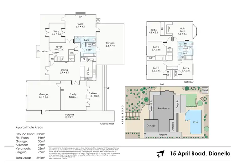 Floorplan of Homely house listing, 15 April Road, Dianella WA 6059