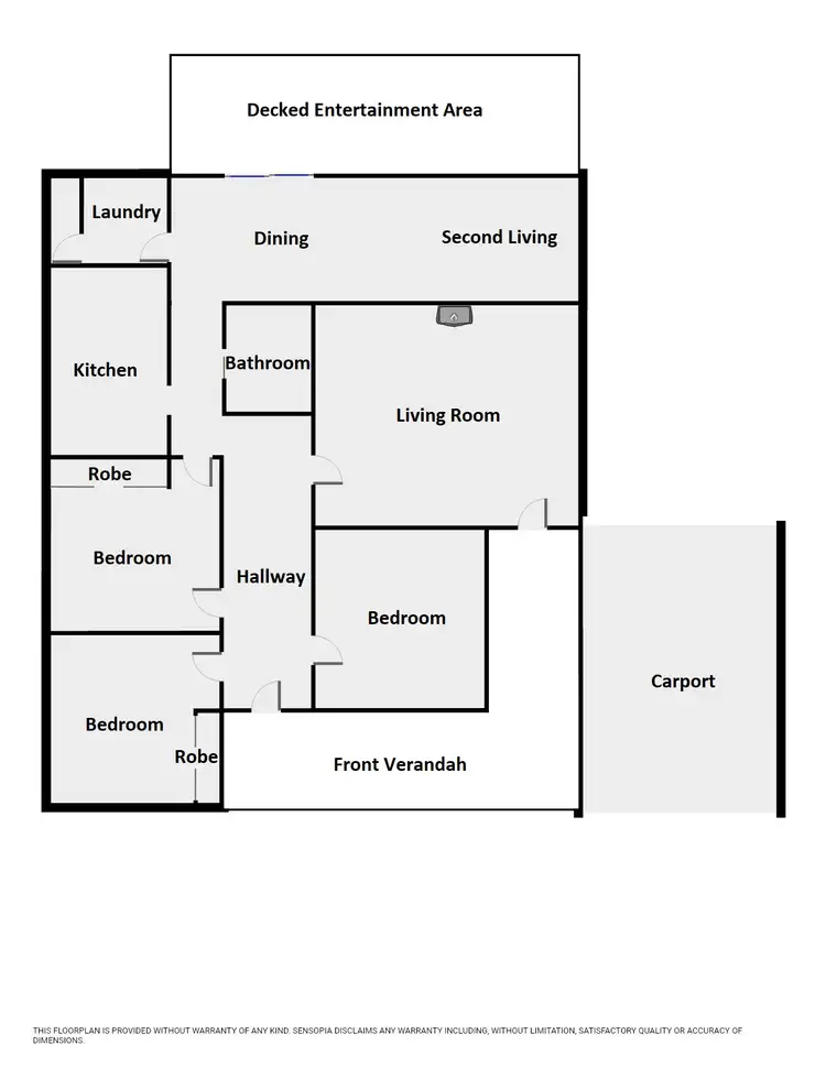 Floorplan of Homely house listing, 8 Roberts Street, Woomelang VIC 3485