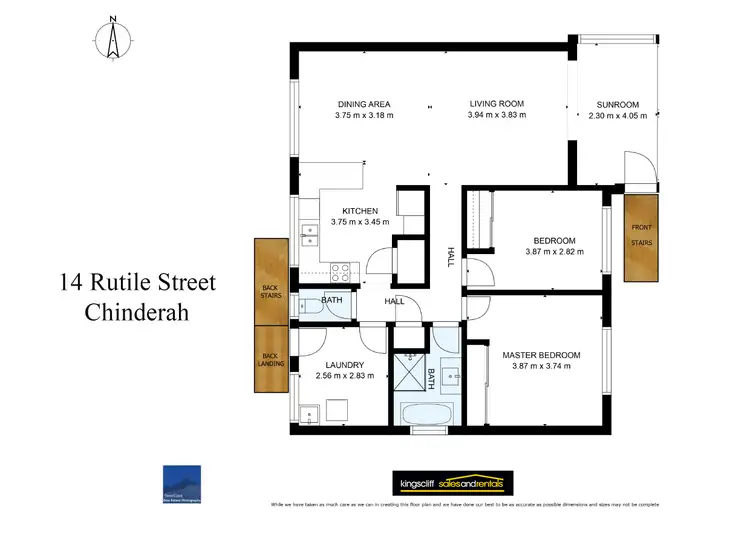 Floorplan of Homely house listing, 14 Rutile Street, Chinderah NSW 2487
