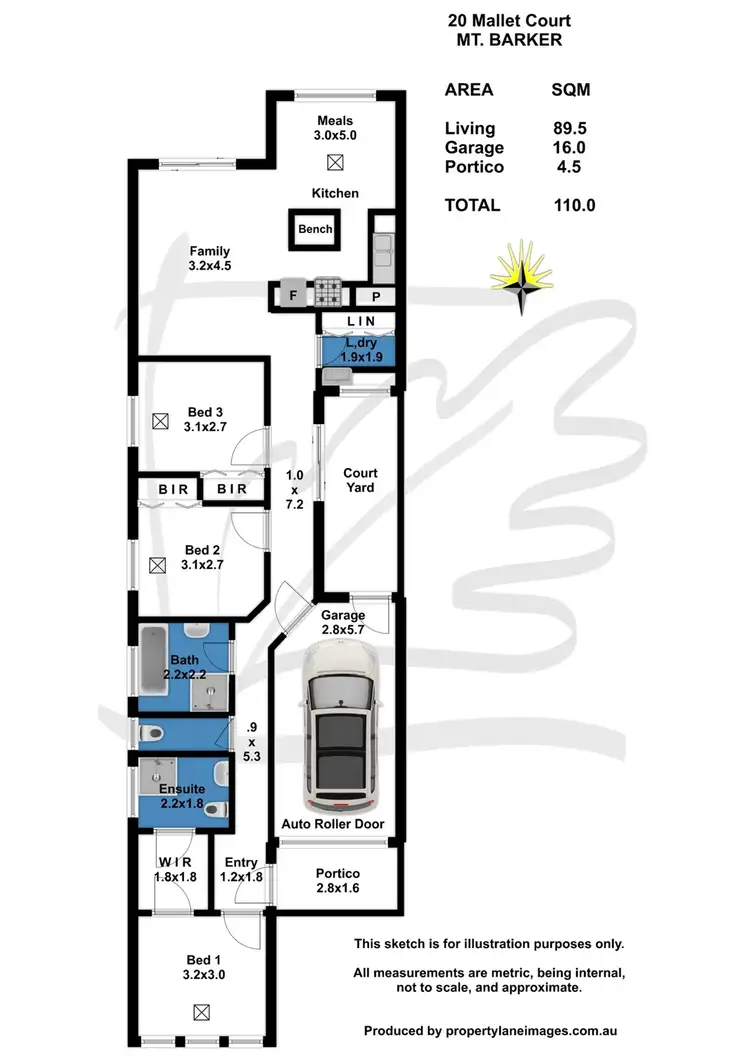 Floorplan of Homely house listing, 20 Mallet Court, Mount Barker SA 5251