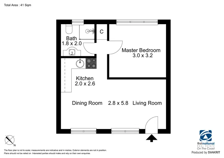 Floorplan of Homely apartment listing, 2/24 Peninsular Drive, Surfers Paradise QLD 4217