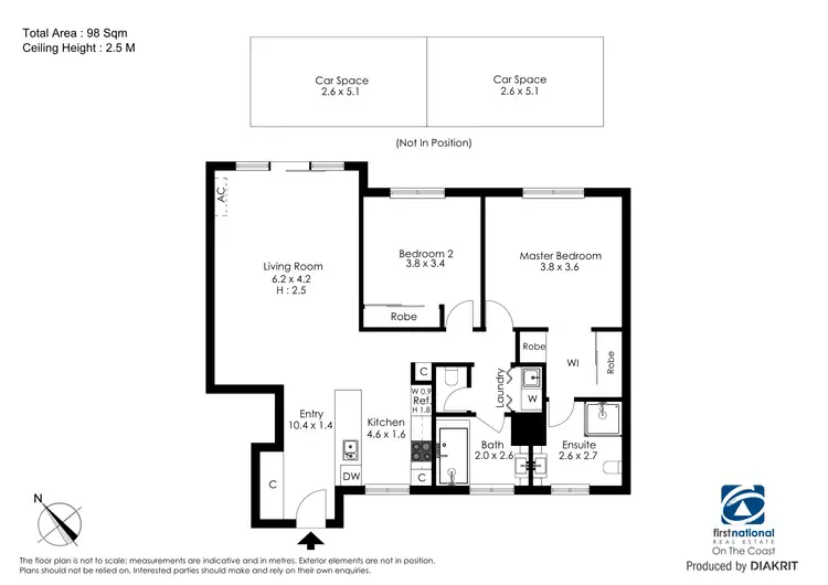 Floorplan of Homely apartment listing, 933/66 Sickle Avenue, Hope Island QLD 4212