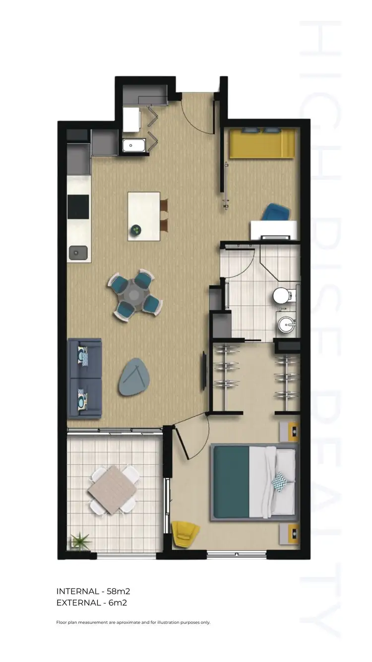 Floorplan of Homely apartment listing, 1113/510 St Pauls Terrace, Bowen Hills QLD 4006