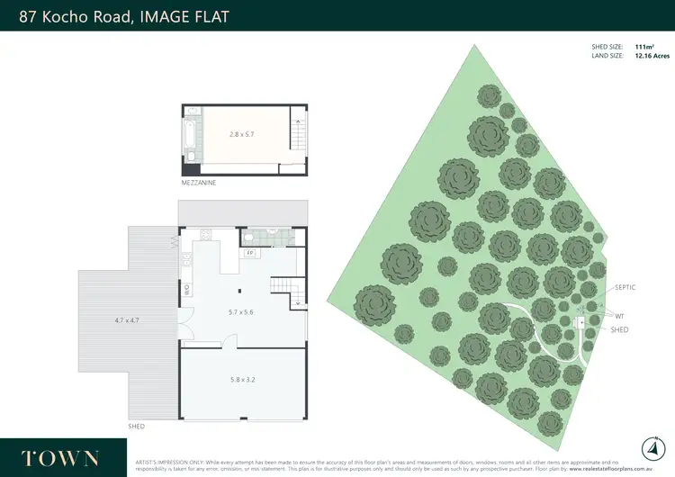 Floorplan of Homely land listing, 87-95 Kocho Road, Image Flat QLD 4560