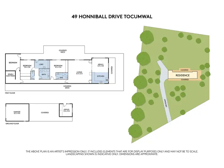 Floorplan of Homely house listing, 49 Honniball Drive, Tocumwal NSW 2714