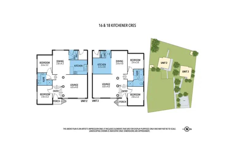 Floorplan of Homely house listing, 16 & 18 Kitchener Crescent, Seymour VIC 3660