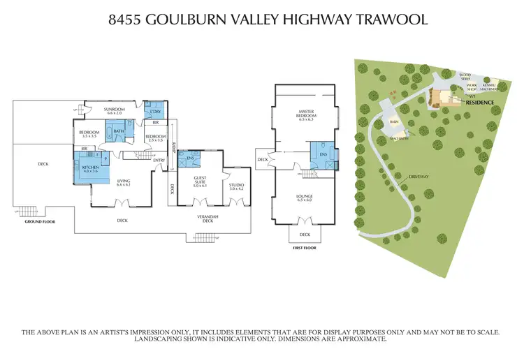 Floorplan of Homely rural property listing, 8455 Goulburn Valley Highway, Seymour VIC 3660