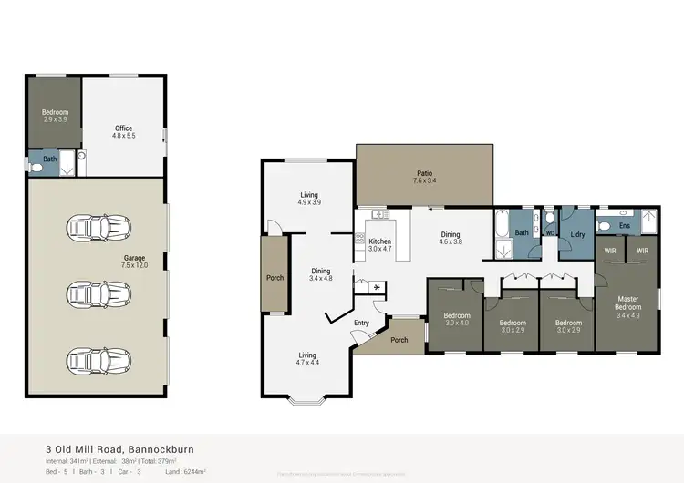 Floorplan of Homely house listing, 3 Old Mill Road, Bannockburn QLD 4207