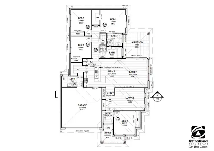 Floorplan of Homely house listing, 43 Sundown Circuit, Pimpama QLD 4209