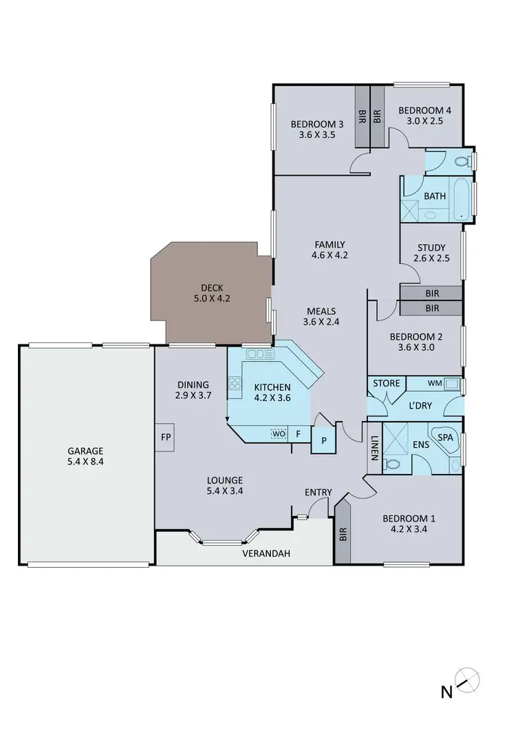 Floorplan of Homely house listing, 7 Mildura Crescent, Endeavour Hills VIC 3802