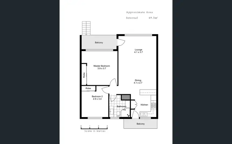Floorplan of Homely apartment listing, 4/78 Matheson Road, Applecross WA 6153