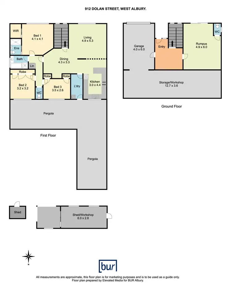 Floorplan of Homely house listing, 912 Doland Street, West Albury NSW 2640