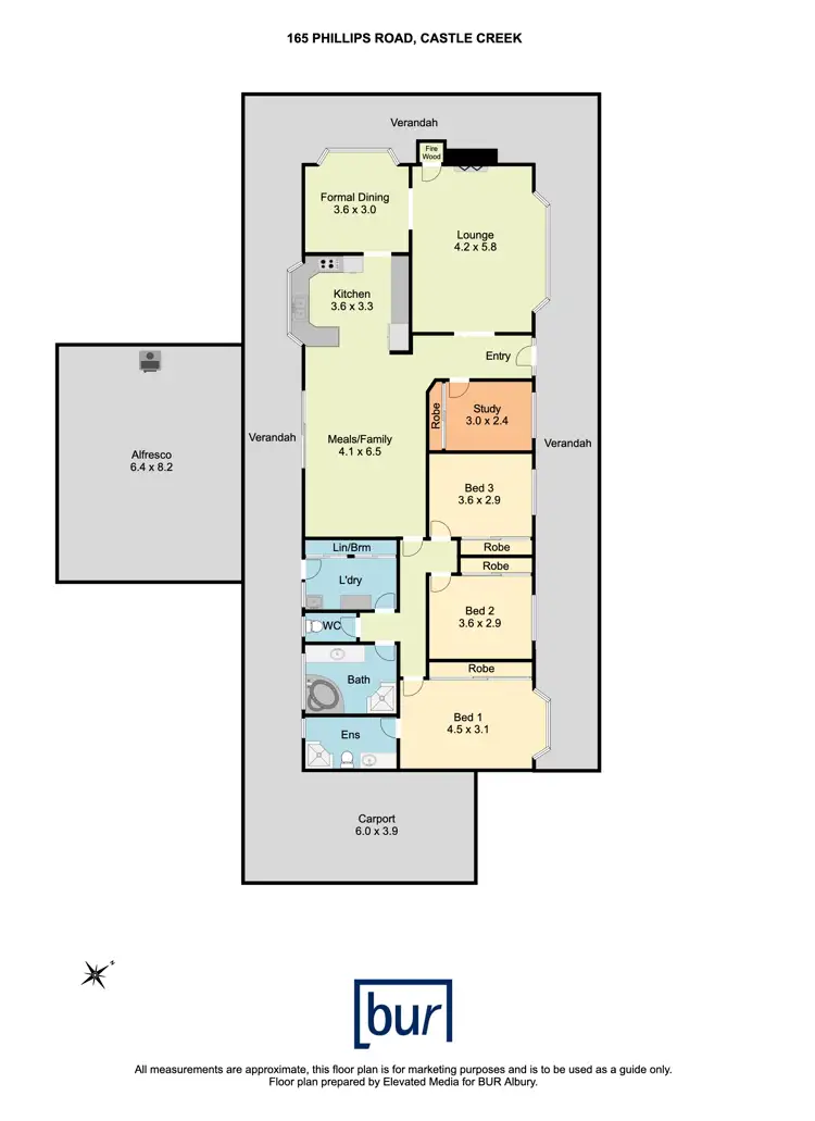 Floorplan of Homely rural property listing, 165 Phillips Road, Castle Creek VIC 3691