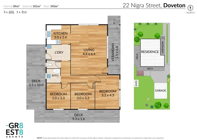 Floorplan of Homely house listing, 22 Nigra Street, Doveton VIC 3177