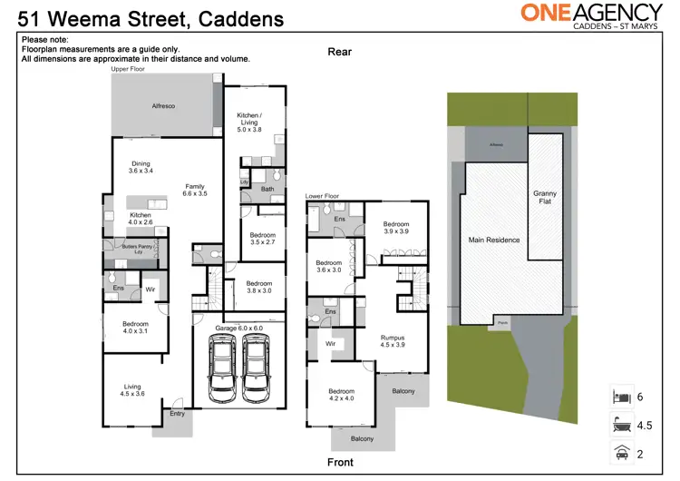 Floorplan of Homely house listing, 51 Weema Street, Caddens NSW 2747