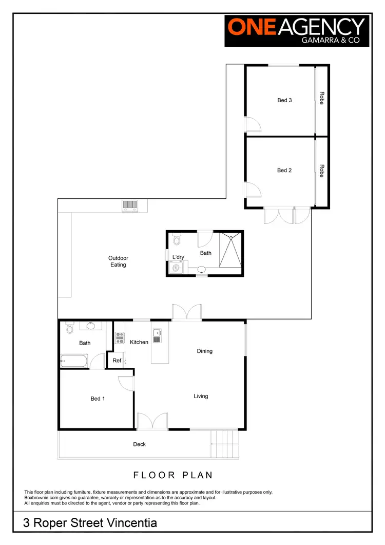 Floorplan of Homely house listing, 3 Roper Street, Vincentia NSW 2540