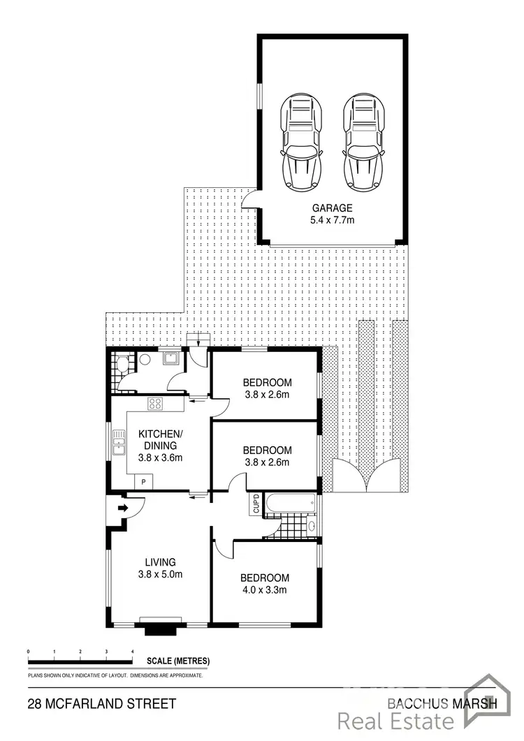 Floorplan of Homely house listing, 28 McFarland Street, Bacchus Marsh VIC 3340