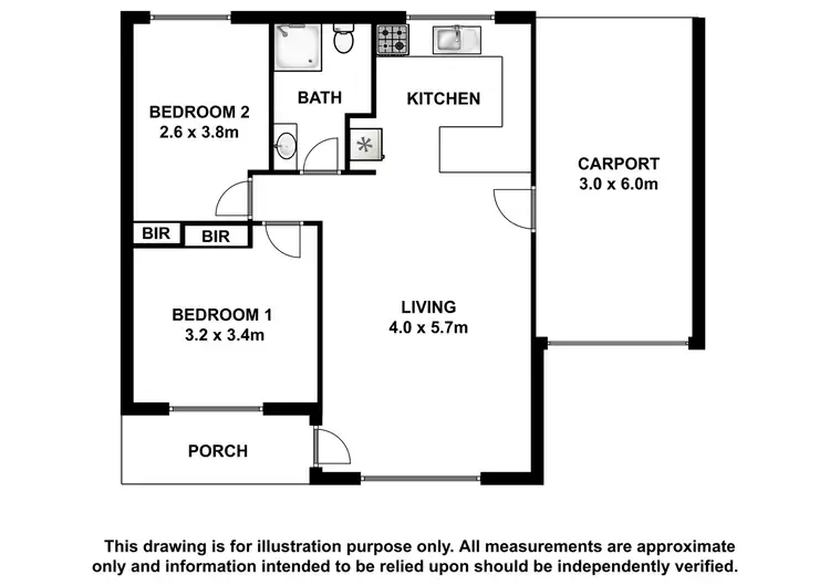 Floorplan of Homely unit listing, 17/184 Jubilee Highway West, Mount Gambier SA 5290