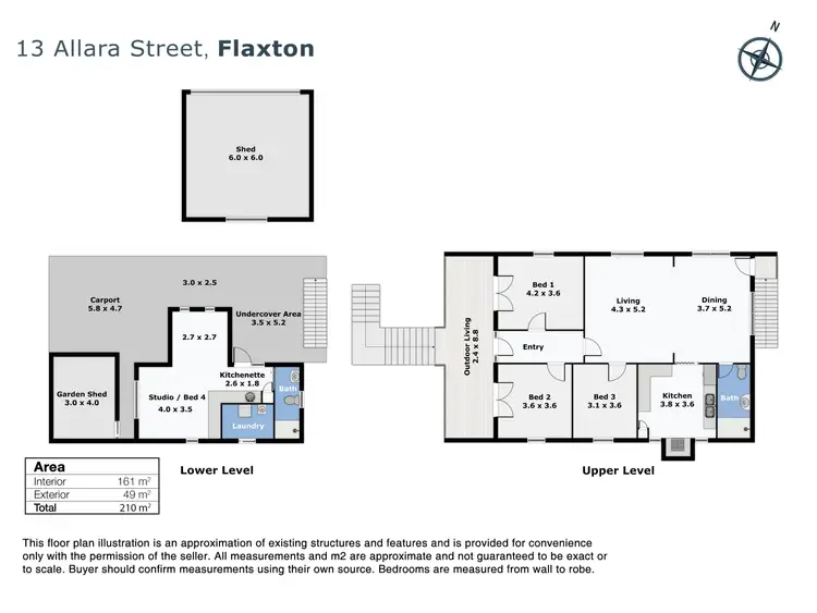 Floorplan of Homely house listing, 13 Allara Street, Flaxton QLD 4560