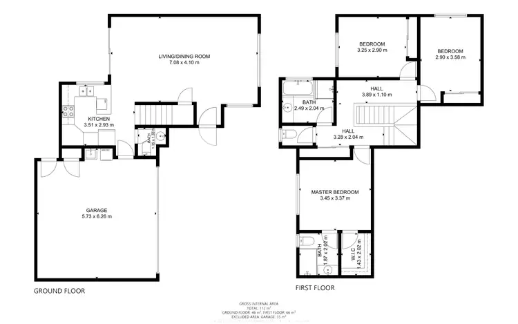 Floorplan of Homely townhouse listing, 4/128A James Street, South Toowoomba QLD 4350