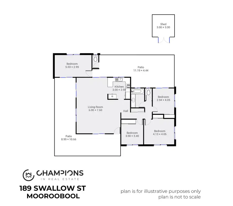 Floorplan of Homely house listing, 189 Swallow Street, Mooroobool QLD 4870