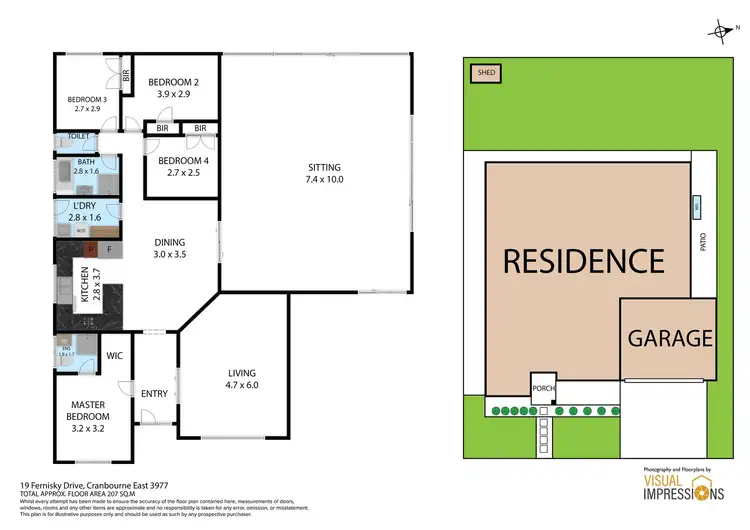 Floorplan of Homely house listing, 19 Fernisky Drive, Cranbourne East VIC 3977