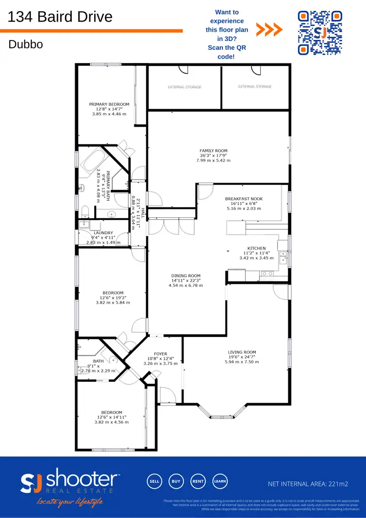 Floorplan of Homely house listing, 134 Baird Drive, Dubbo NSW 2830