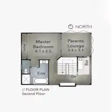 Floorplan of Homely unit listing, 3/3 Fourth Avenue, Labrador QLD 4215