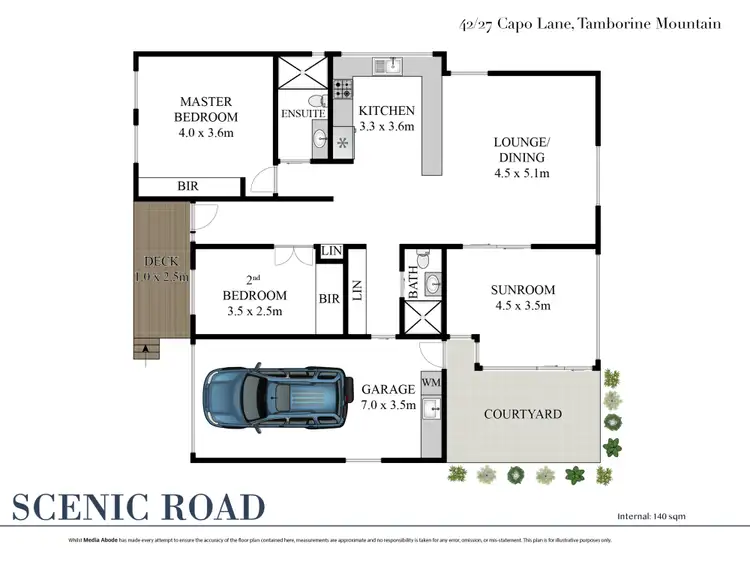 Floorplan of Homely retirement listing, 42/27-29 Capo Lane, Tamborine Mountain QLD 4272