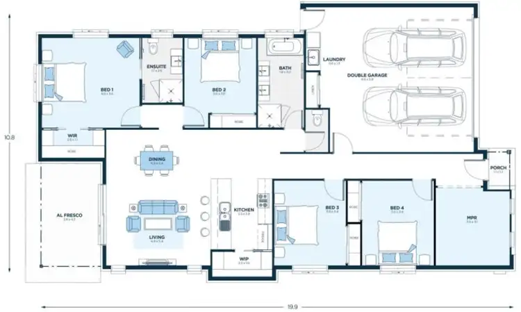Floorplan of Homely house listing, Address available on request