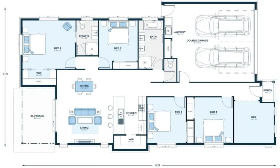 Floorplan of Homely house listing, Address available on request