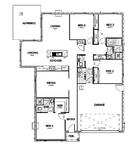 Floorplan of Homely house listing, Address available on request