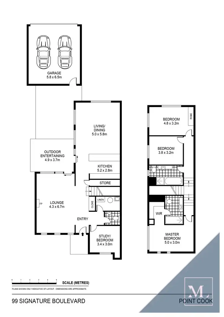 Floorplan of Homely house listing, 99 Signature Boulevard, Point Cook VIC 3030