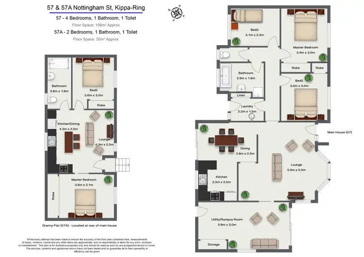 Floorplan of Homely house listing, 57 Nottingham Street, Kippa-Ring QLD 4021