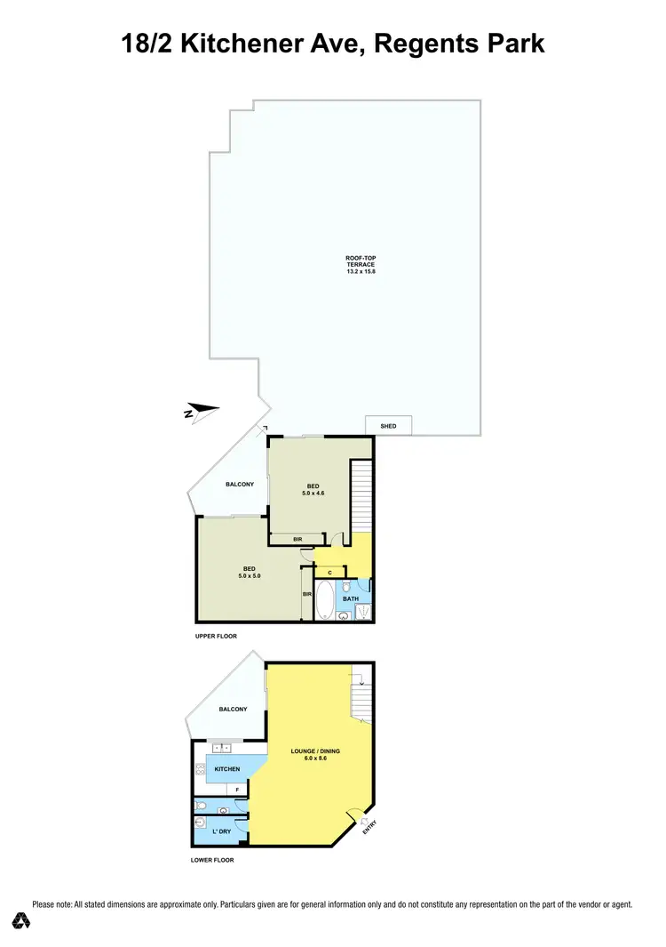 Floorplan of Homely unit listing, 18/2-8 Kitchener Avenue, Regents Park NSW 2143