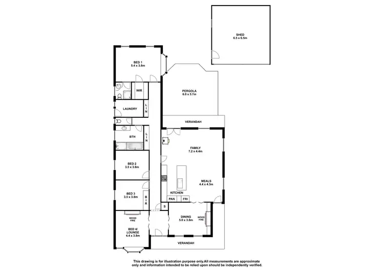 Floorplan of Homely house listing, 5 Attunga Street, Mount Gambier SA 5290