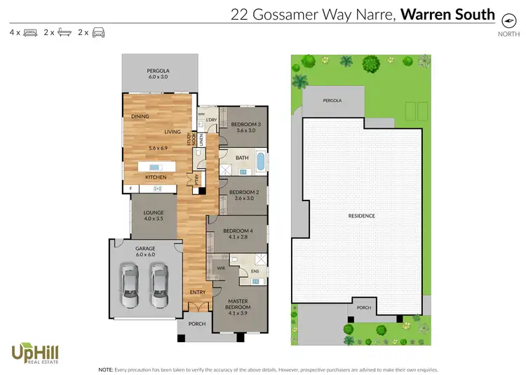 Floorplan of Homely house listing, 22 Gossamer Way, Narre Warren South VIC 3805