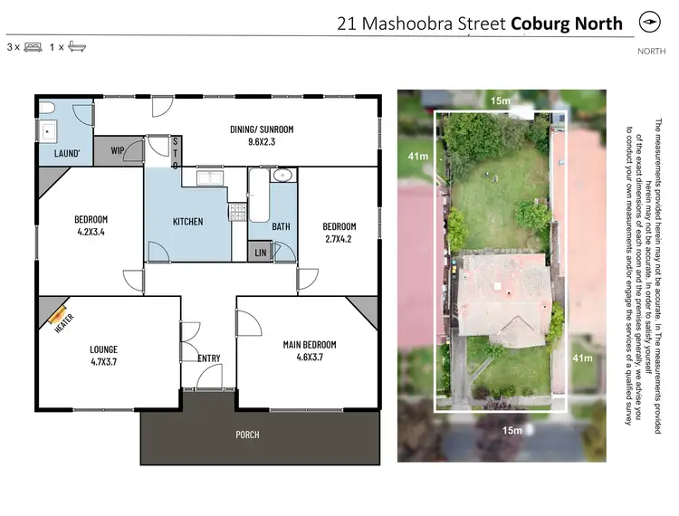 Floorplan of Homely house listing, 21 Mashoobra Street, Coburg North VIC 3058