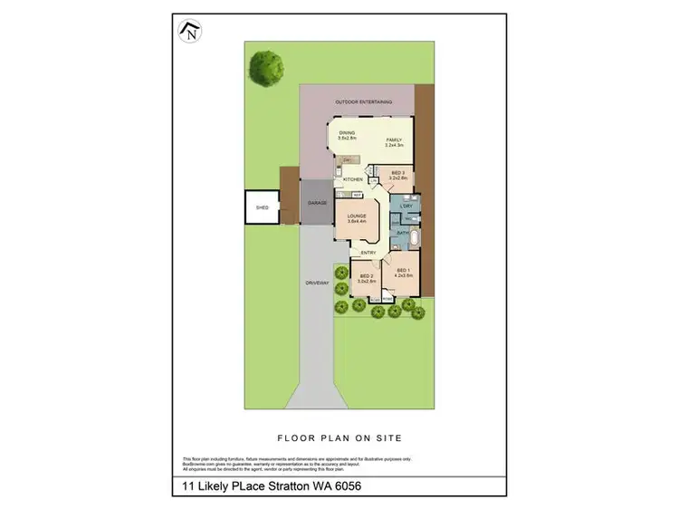 Floorplan of Homely house listing, 11 Likely Place, Stratton WA 6056