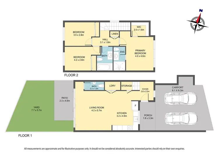 Floorplan of Homely townhouse listing, 6 Belle Vista, Keilor East VIC 3033