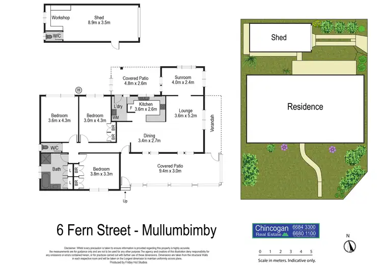 Floorplan of Homely house listing, 6 Fern Street, Mullumbimby NSW 2482