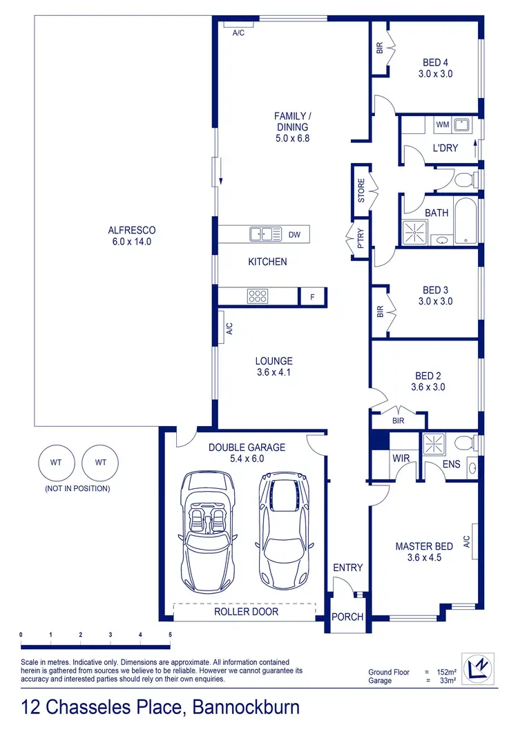 Floorplan of Homely house listing, 12 Chasseles Place, Bannockburn VIC 3331